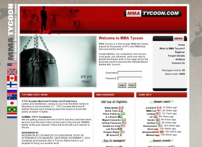 MMA Tycoon - Mixed Martial Arts Game