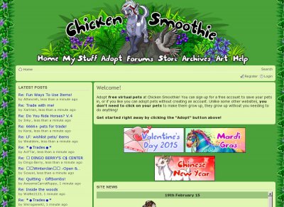 Adopt free virtual pets! - Chicken Smoothie