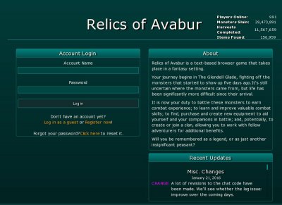 Relics of Avabur
